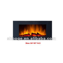 glass good modern wall mounted deco flame electric fireplace